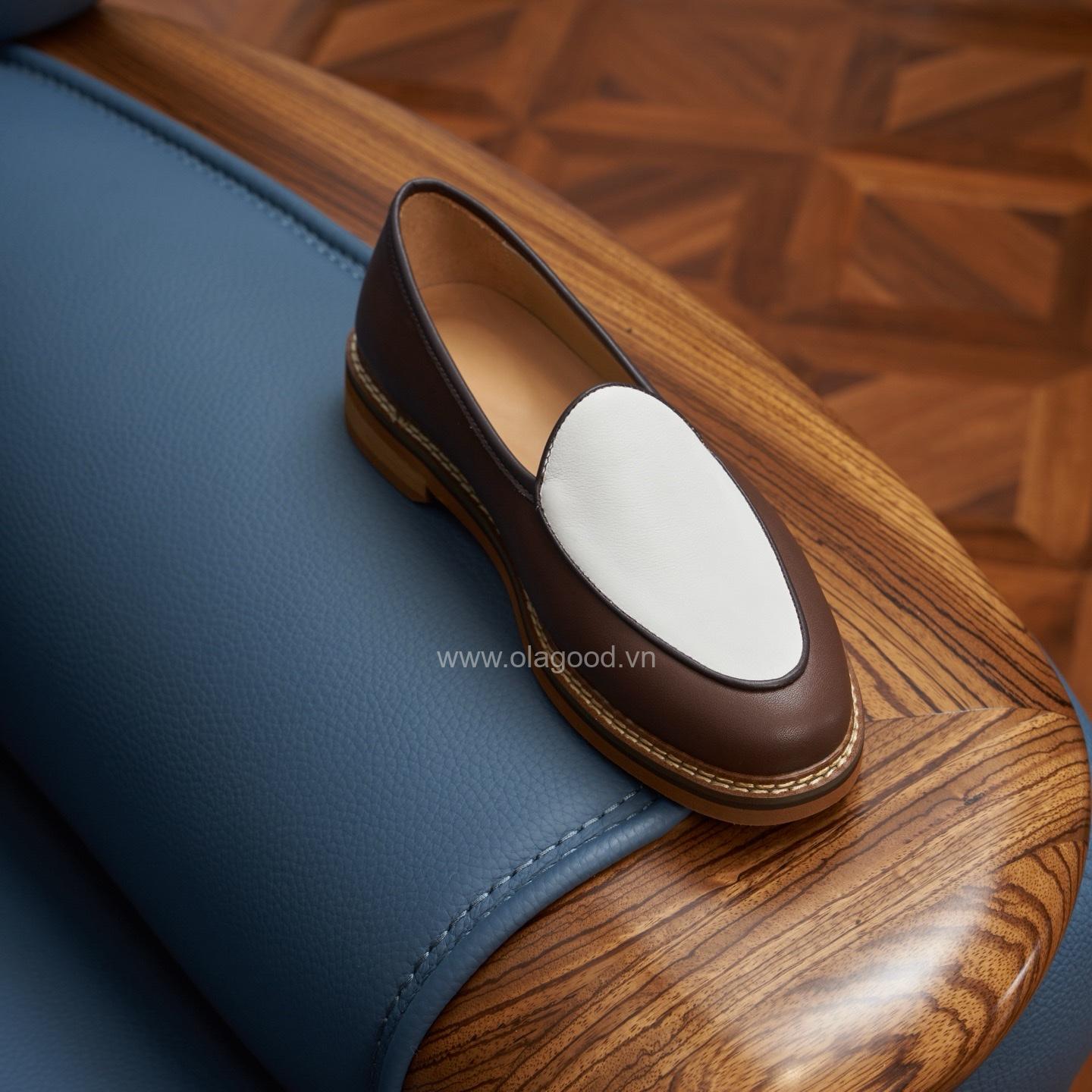 Giày nam Spectator loafer da bê cao cấp - ZLF014B - Hình ảnh 11