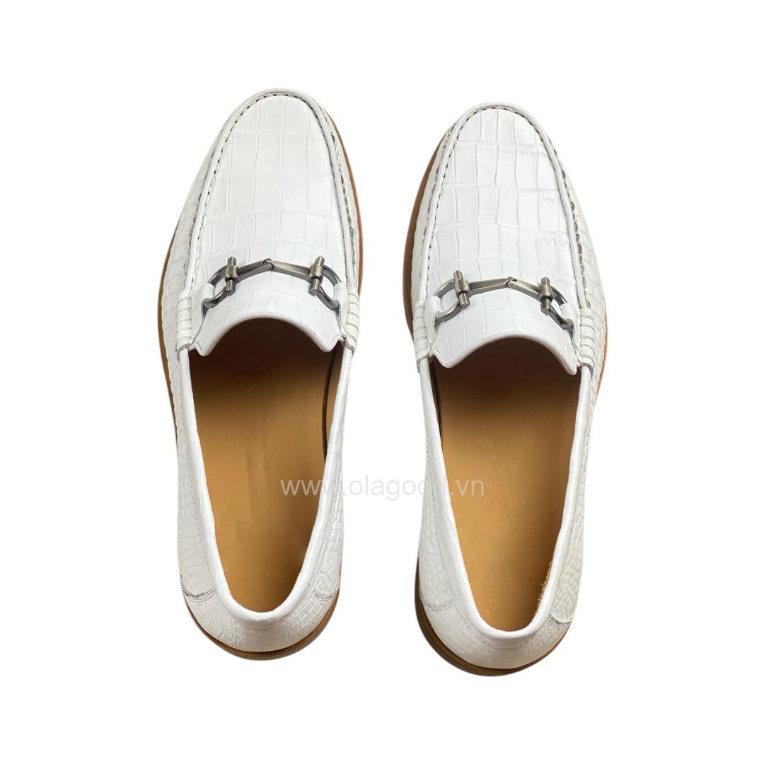 Giày nam loafer cá sấu - Cấu trúc goodyear handmade - GGY0127S - Hình ảnh 3
