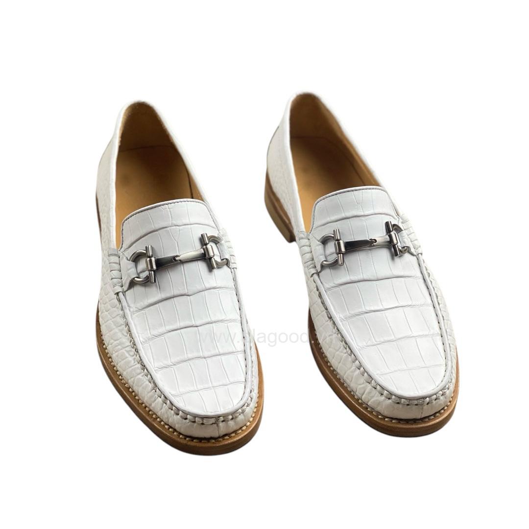 Giày nam loafer cá sấu - Cấu trúc goodyear handmade - GGY0127S - Hình ảnh 4