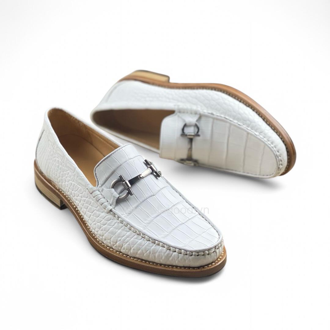Giày nam loafer cá sấu - Cấu trúc goodyear handmade - GGY0127S - Hình ảnh 5