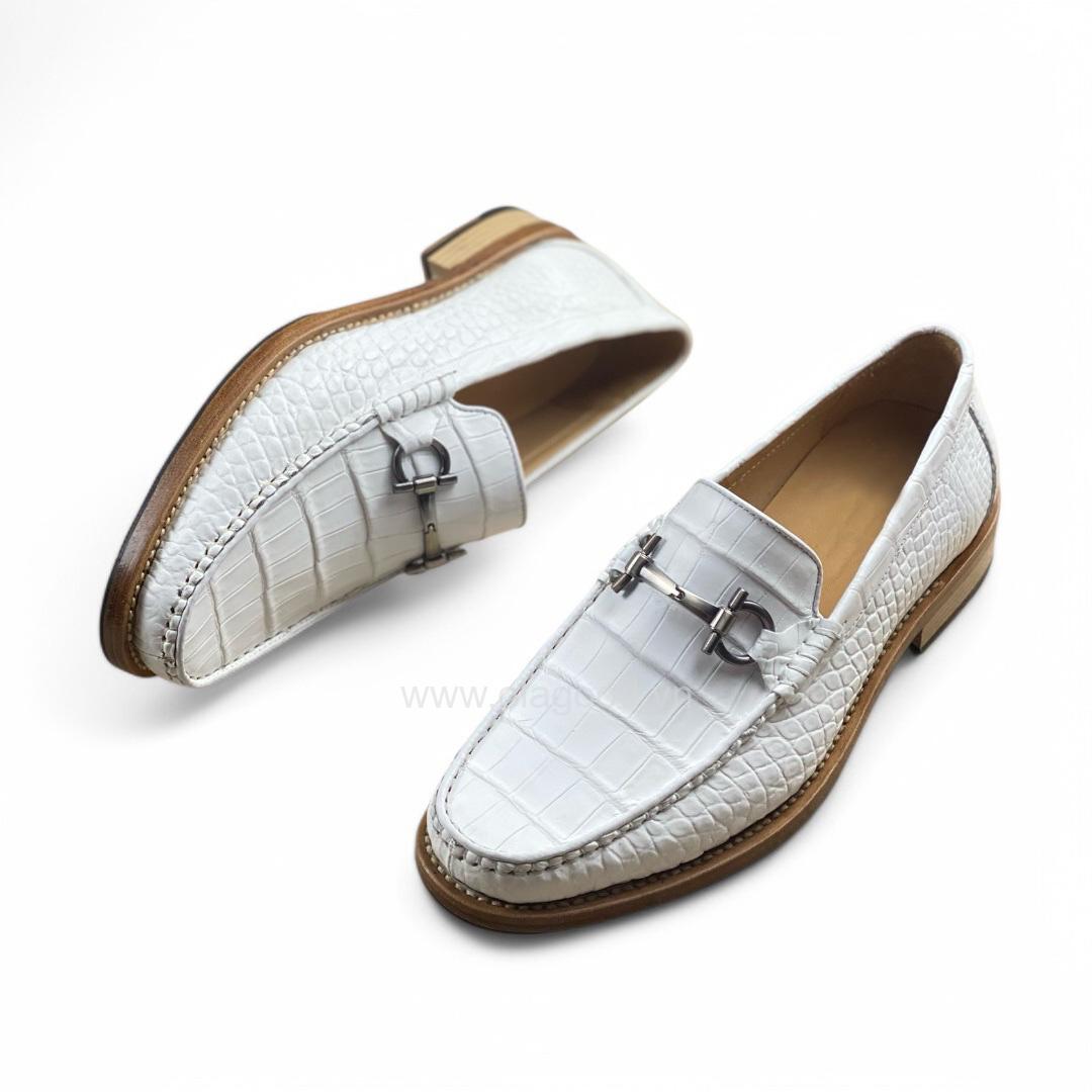 Giày nam loafer cá sấu - Cấu trúc goodyear handmade - GGY0127S - Hình ảnh 7