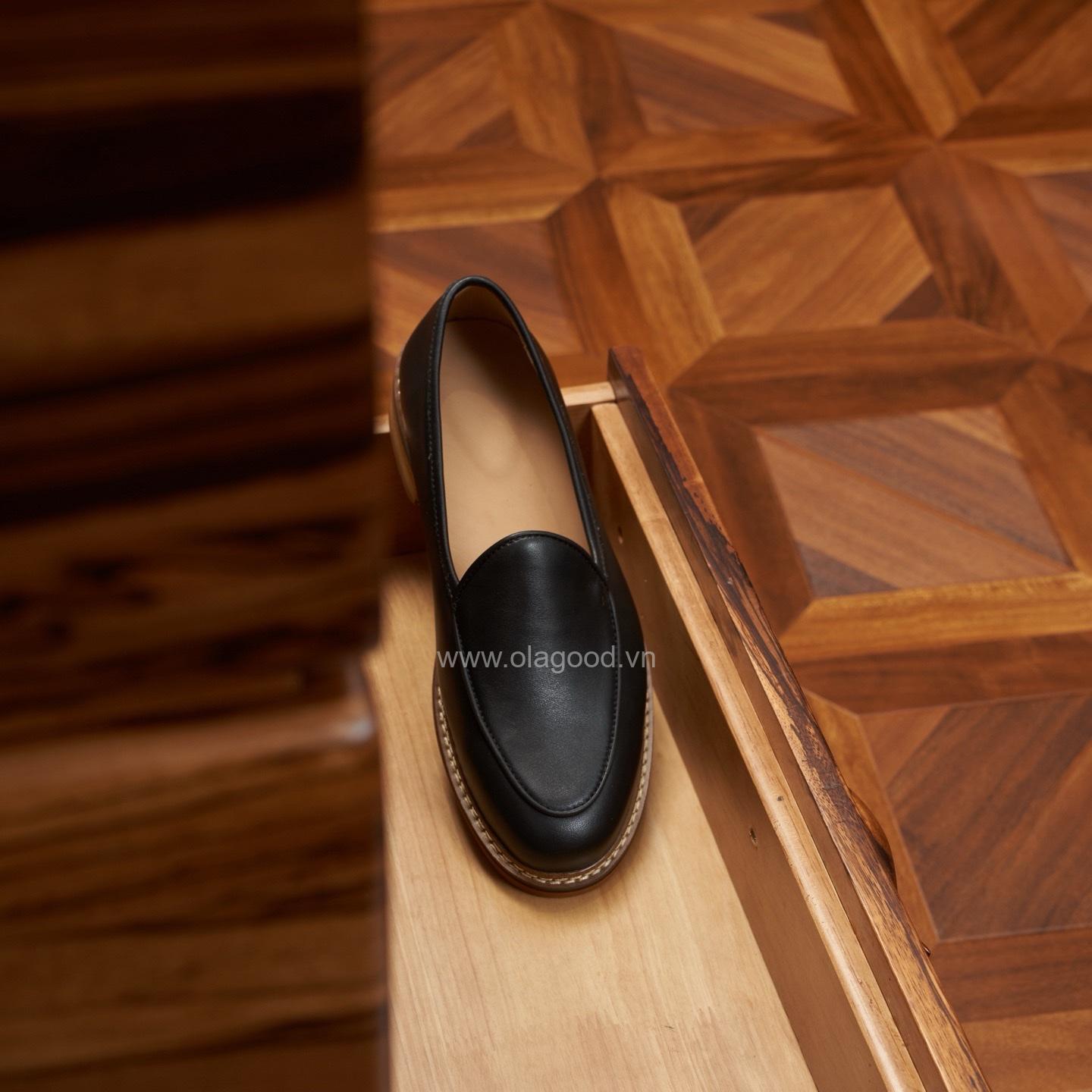 Giày nam loafer da bê cao cấp - ZLF011B - Hình ảnh 13