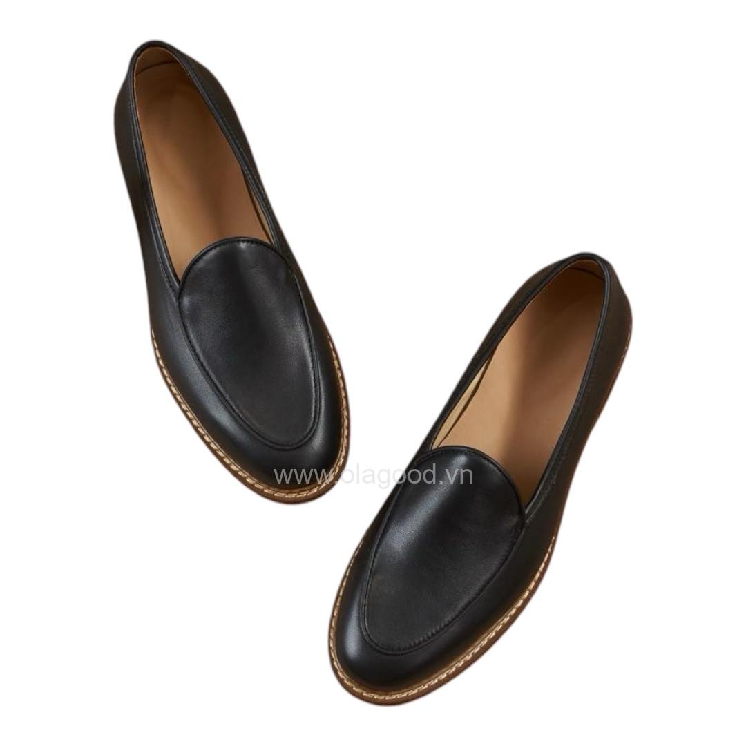 Giày nam loafer da bê cao cấp - ZLF011B - Hình ảnh 4