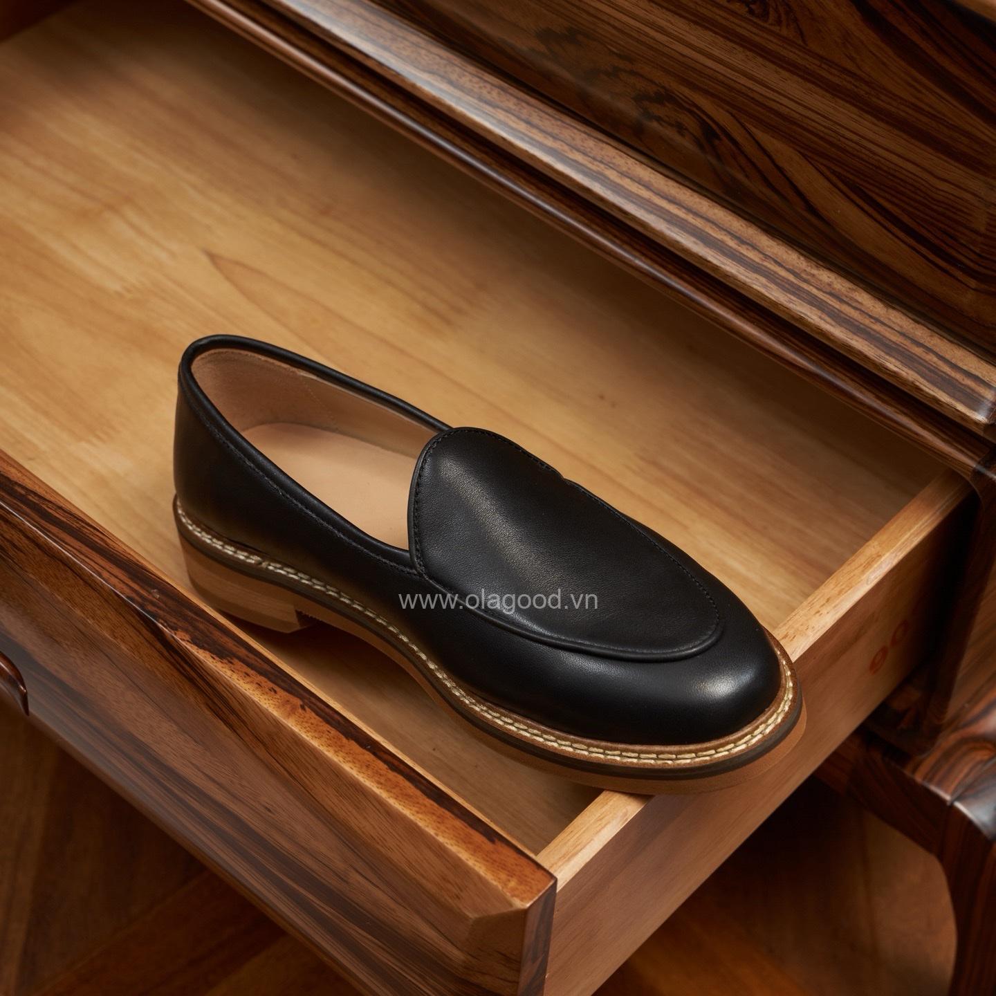 Giày nam loafer da bê cao cấp - ZLF011B - Hình ảnh 10