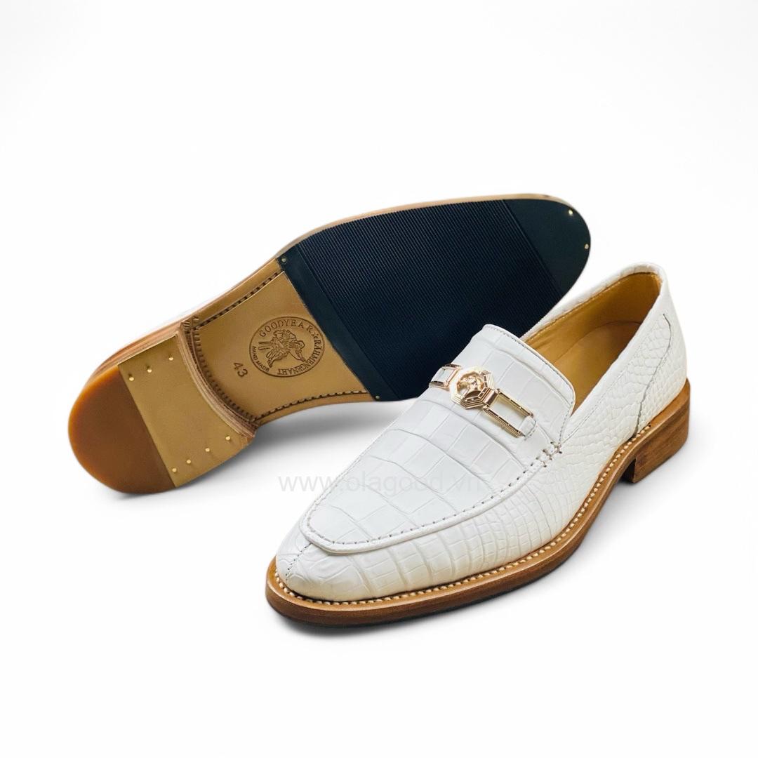 Giày nam loafer da cá sấu - Cấu trúc Goodyear handmade - GGY0125S - Hình ảnh 8