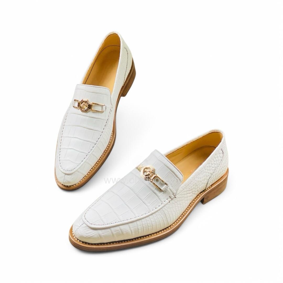 Giày nam loafer da cá sấu - Cấu trúc Goodyear handmade - GGY0125S - Hình ảnh 4