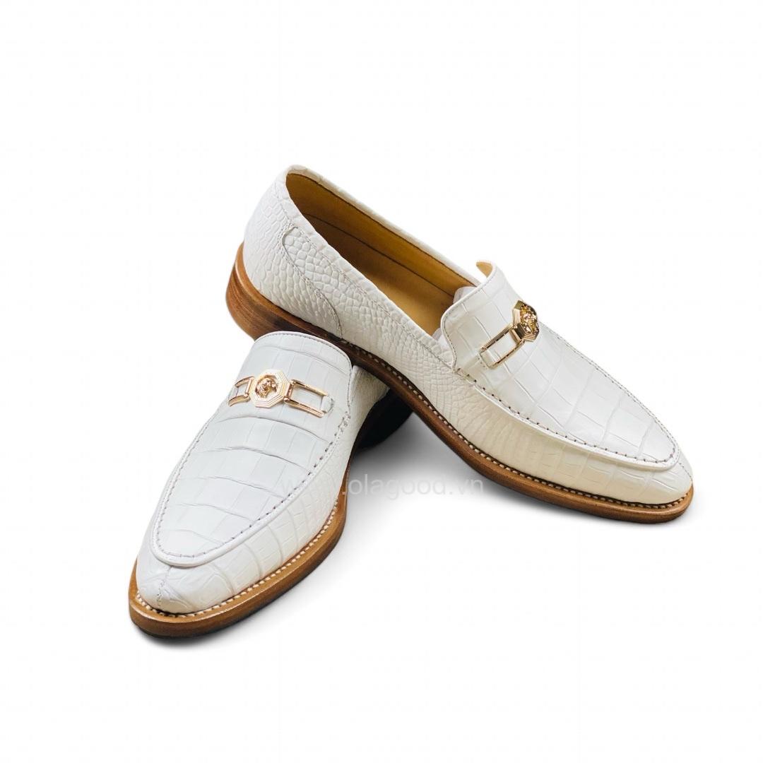 Giày nam loafer da cá sấu - Cấu trúc Goodyear handmade - GGY0125S - Hình ảnh 5