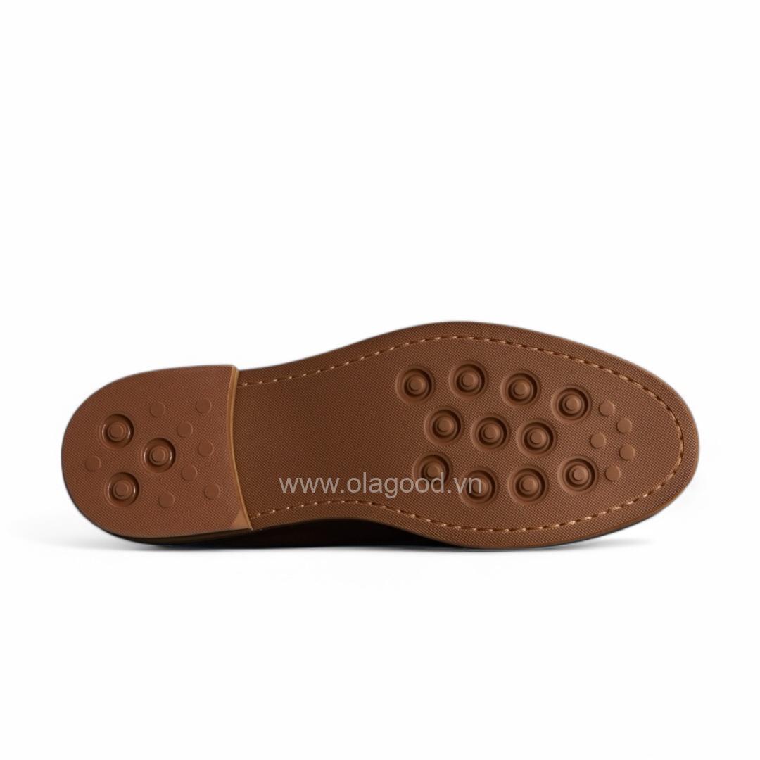 Giày nam loafer da lộn cao cấp - ZLF012B - Hình ảnh 7