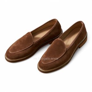 Giày nam loafer da lộn cao cấp - ZLF012B