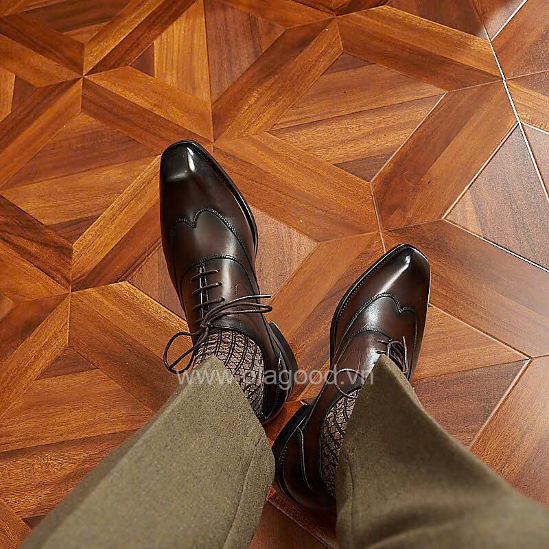 Giày oxford nam da bê cao cấp - ZOF011B - Hình ảnh 15