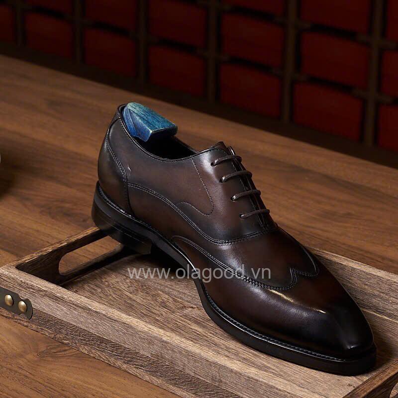 Giày oxford nam da bê cao cấp - ZOF011B - Hình ảnh 12