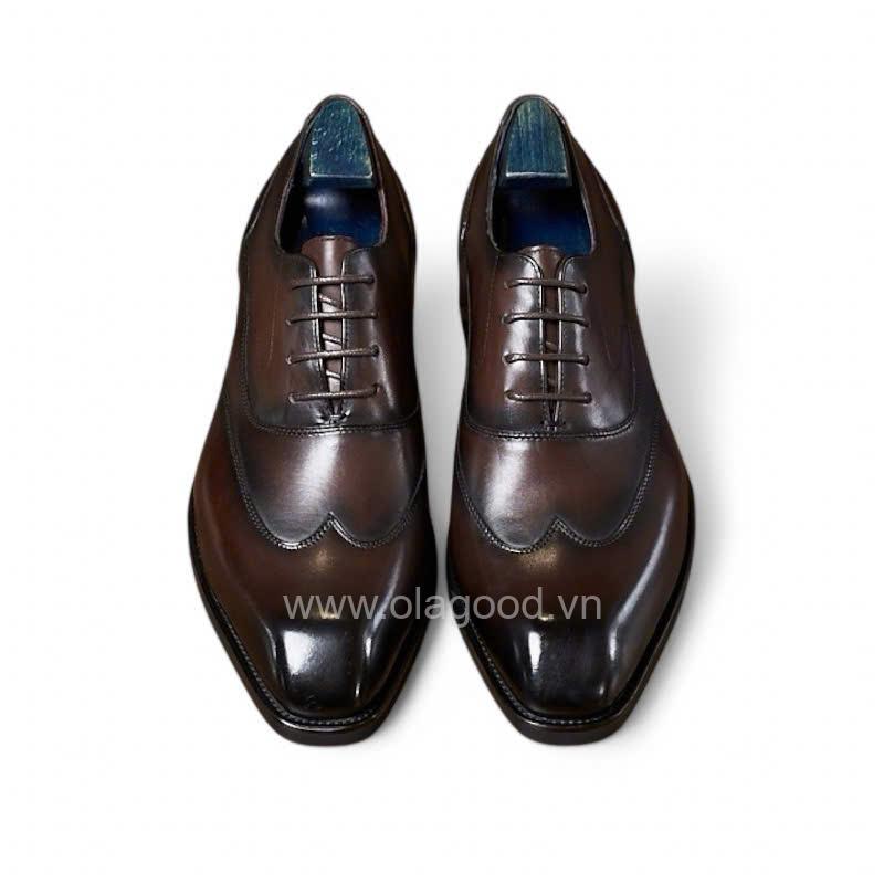 Giày oxford nam da bê cao cấp - ZOF011B - Hình ảnh 3