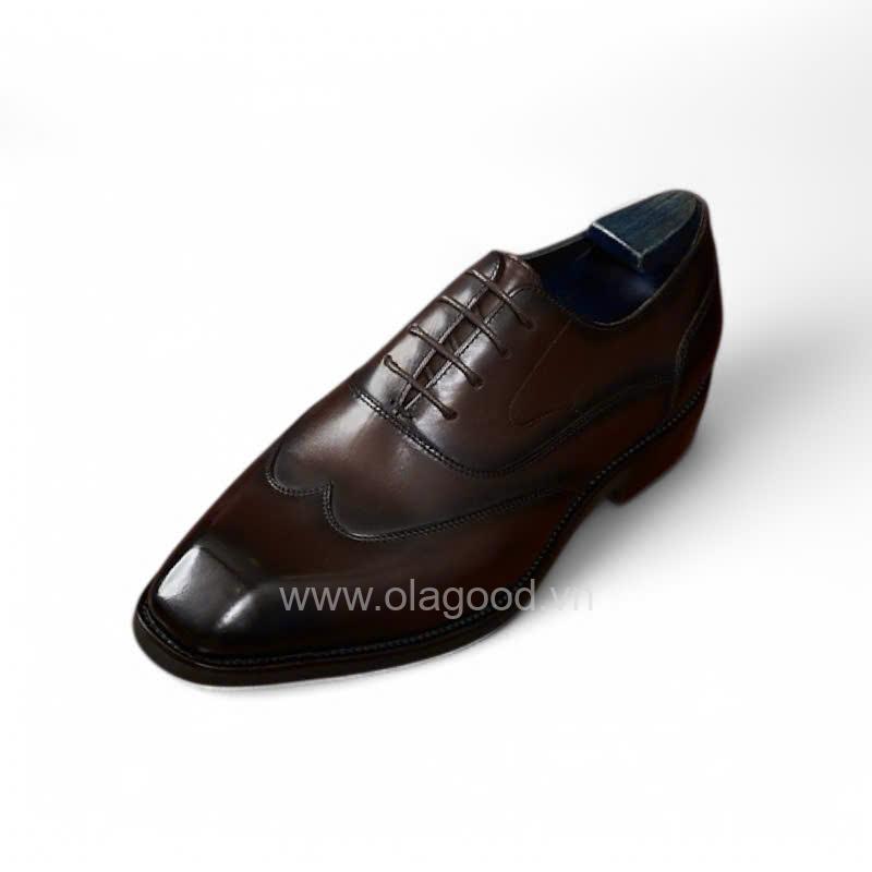 Giày oxford nam da bê cao cấp - ZOF011B - Hình ảnh 8