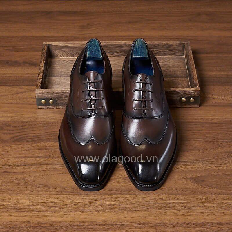 Giày oxford nam da bê cao cấp - ZOF011B - Hình ảnh 9