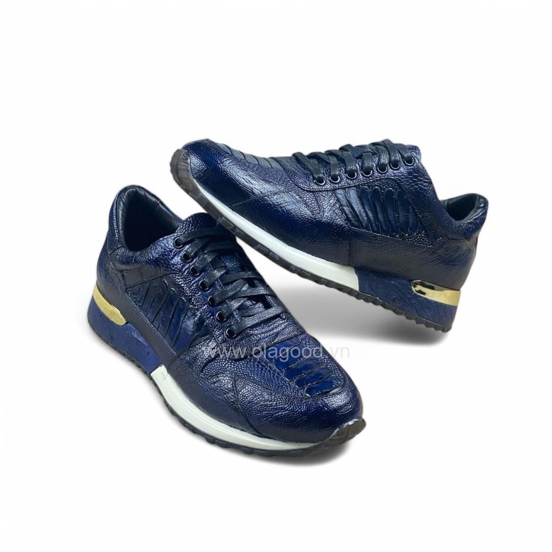 Giày thể thao da đà điểu - GTT0120D - Hình ảnh 5