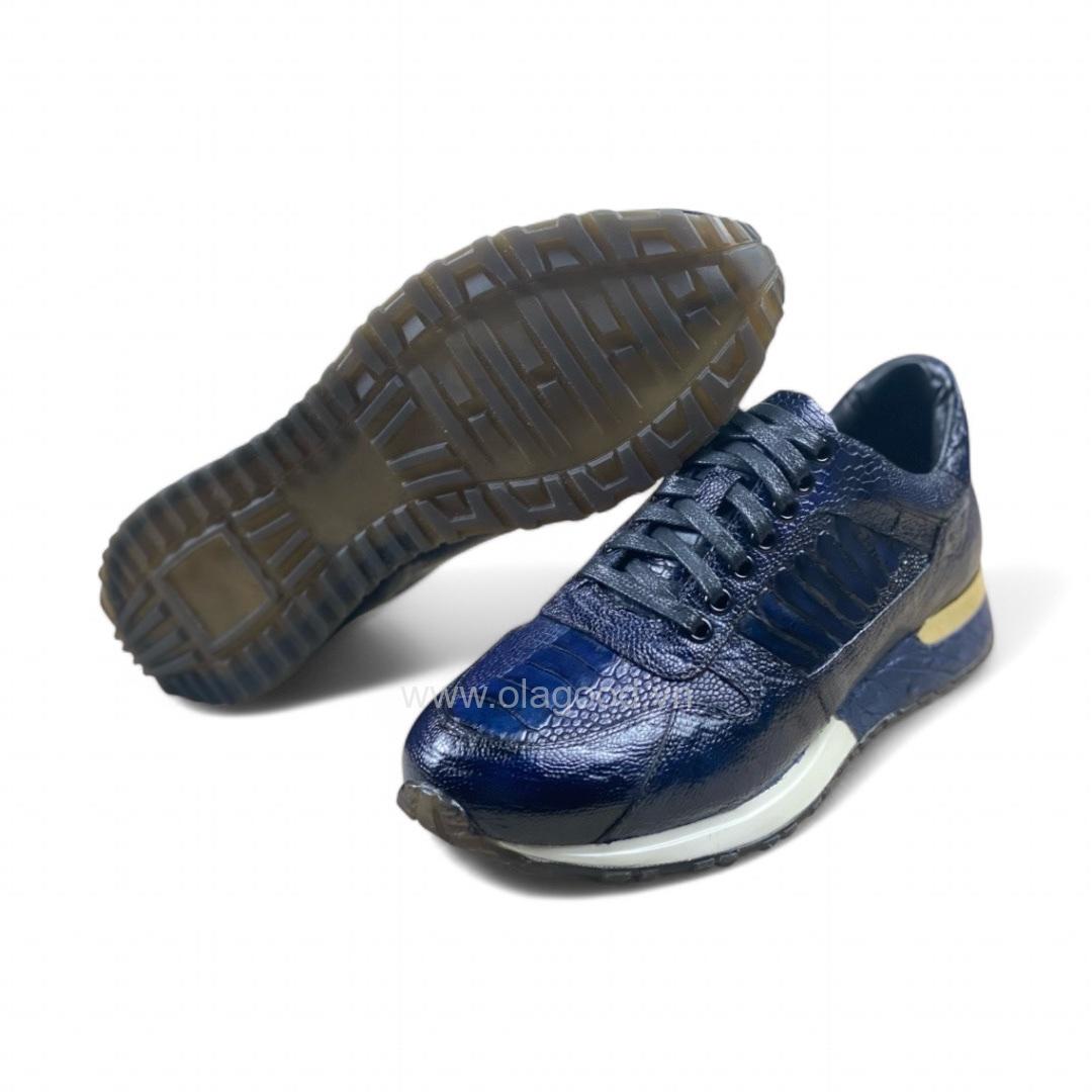 Giày thể thao da đà điểu - GTT0120D - Hình ảnh 10