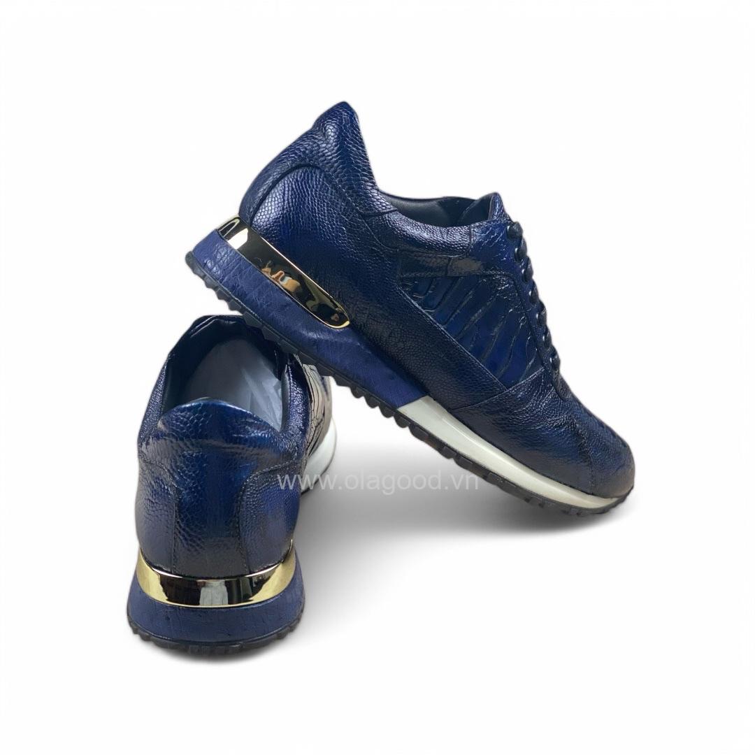 Giày thể thao da đà điểu - GTT0120D - Hình ảnh 8