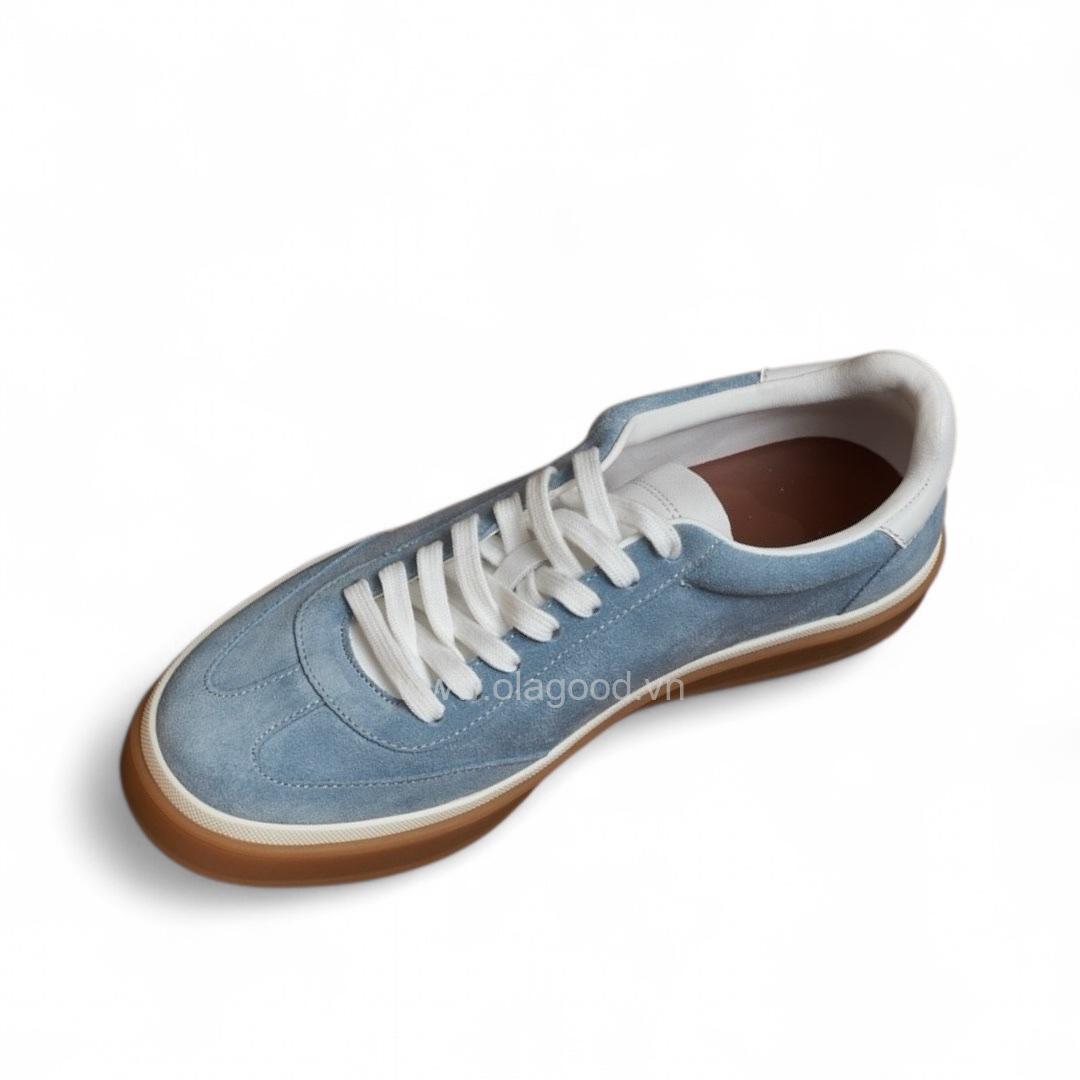 Giày thể thao nam da lộn cao cấp - ZSK017B - Hình ảnh 4