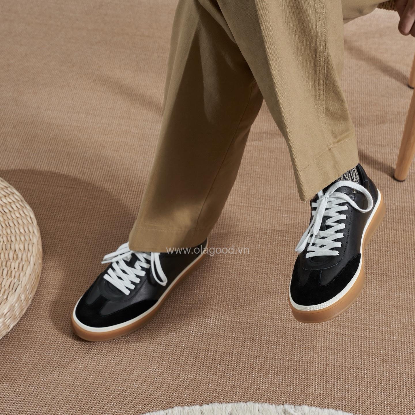 Giày thể thao nam da lộn cao cấp - ZSK018B - Hình ảnh 16