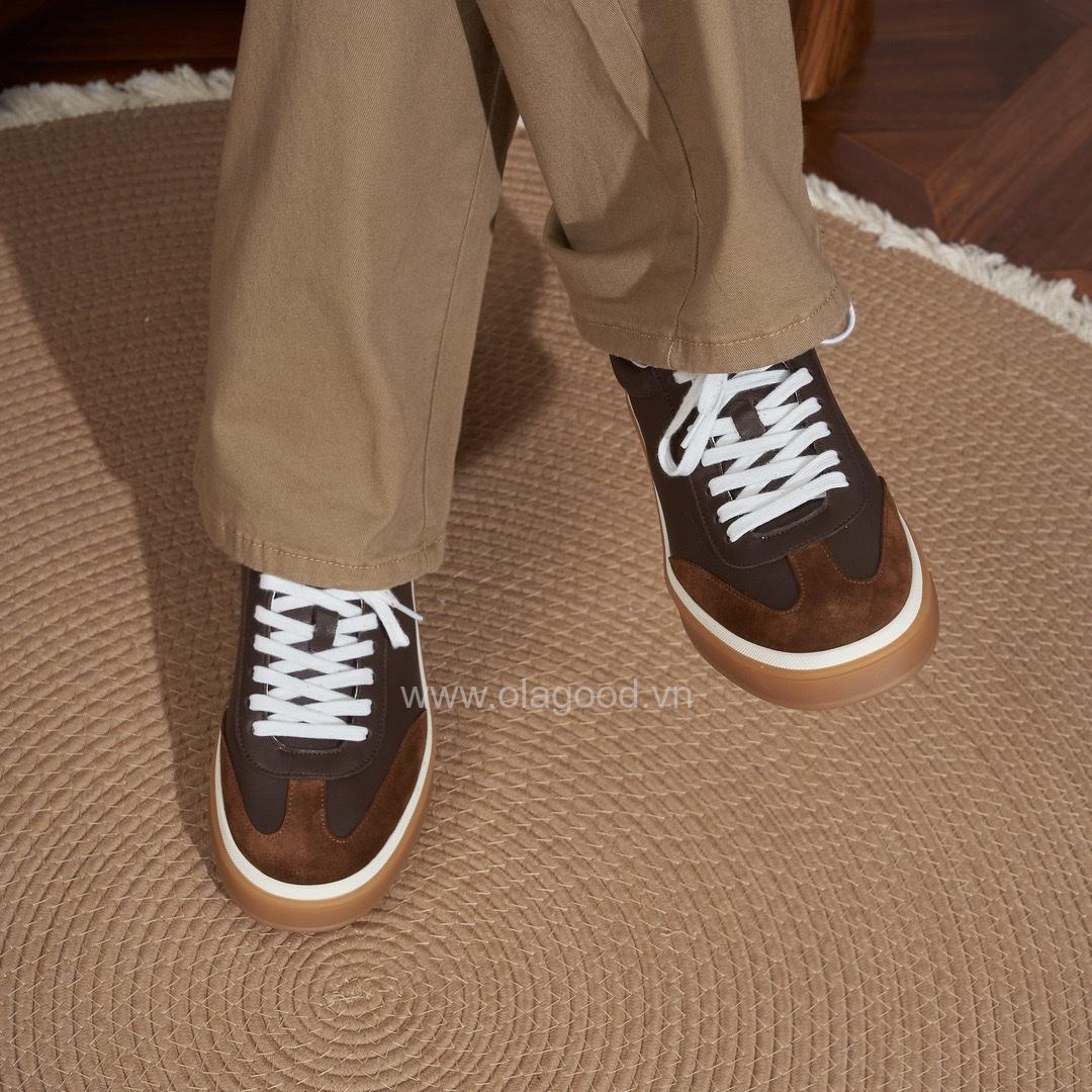 Giày thể thao nam da lộn cao cấp - ZSK019B - Hình ảnh 16