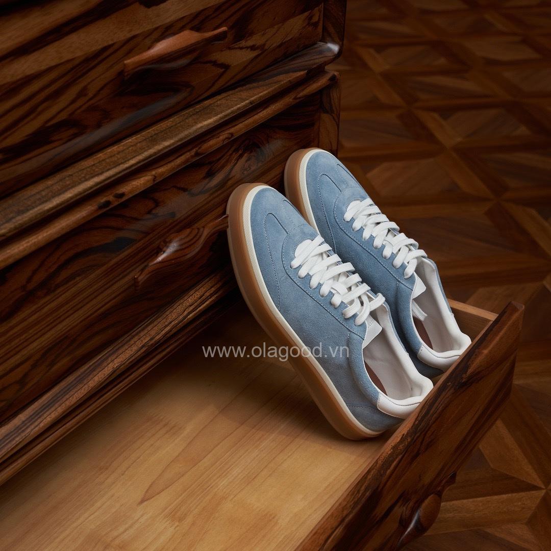 Giày thể thao nam da lộn cao cấp - ZSK017B - Hình ảnh 6