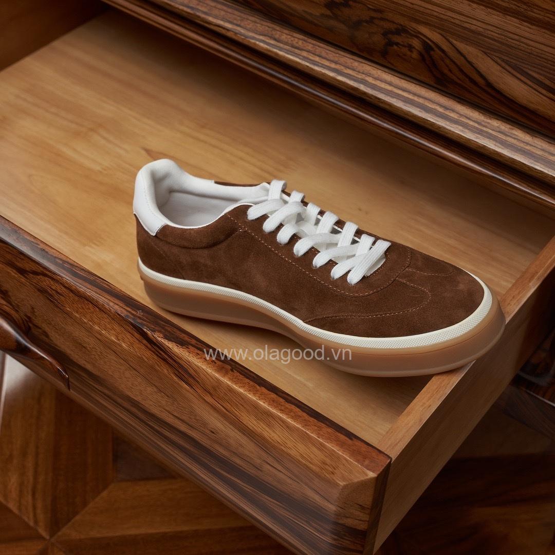 Giày thể thao nam da lộn cao cấp - ZSK0110B - Hình ảnh 11