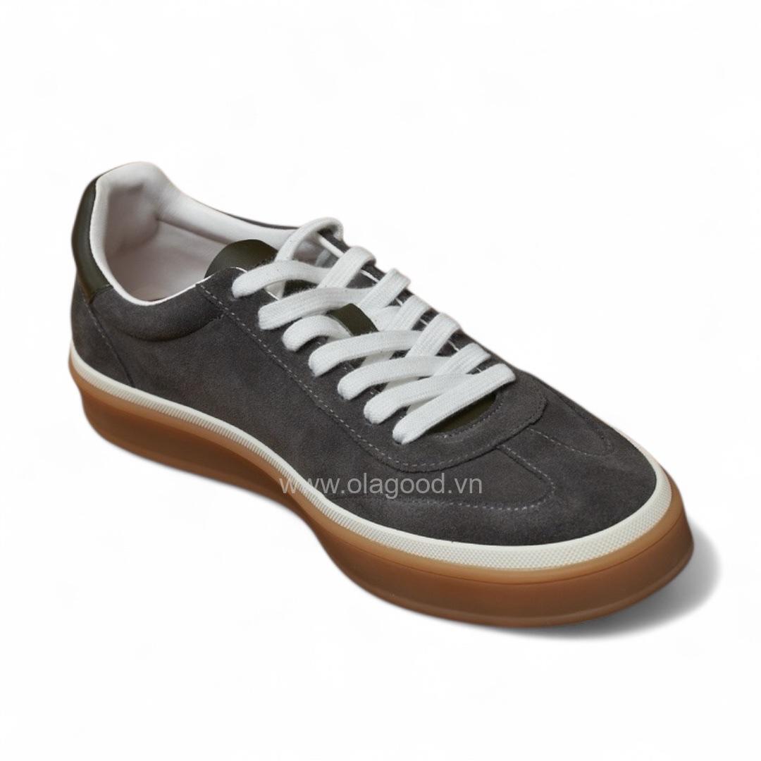 Giày thể thao nam da lộn cao cấp - ZSK0114B - Hình ảnh 4