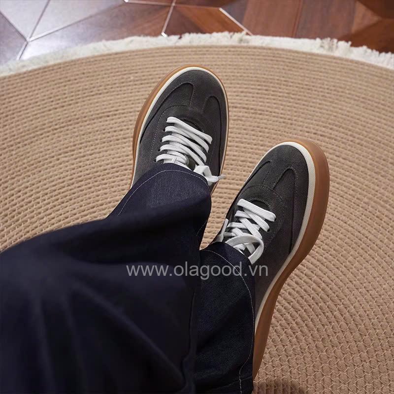 Giày thể thao nam da lộn cao cấp - ZSK0114B - Hình ảnh 7