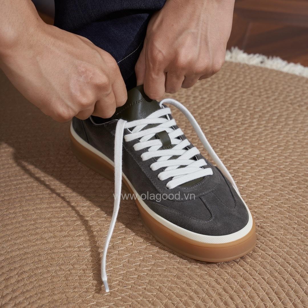 Giày thể thao nam da lộn cao cấp - ZSK0114B - Hình ảnh 8