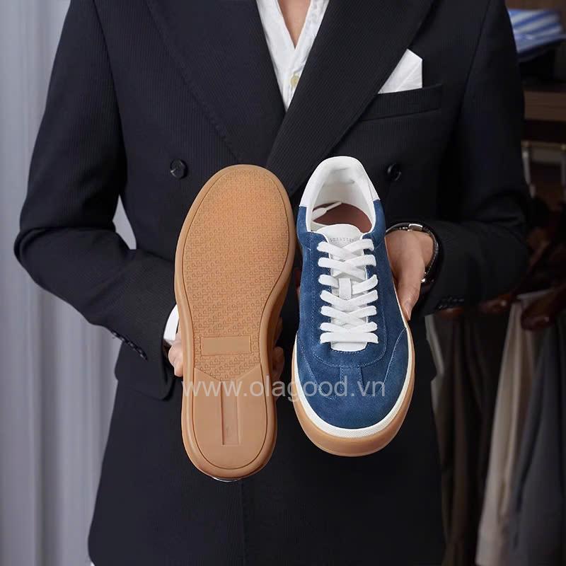 Giày thể thao nam da lộn cao cấp - ZSK0115B - Hình ảnh 6