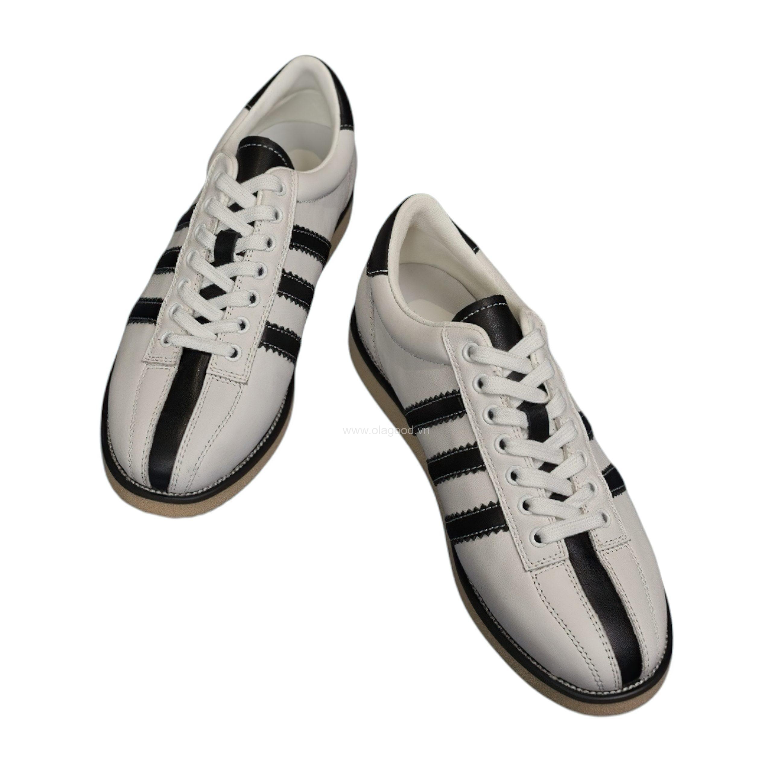 Giày thể thao nam da bê - Phong cách bowling - ZSK011B - Hình ảnh 4