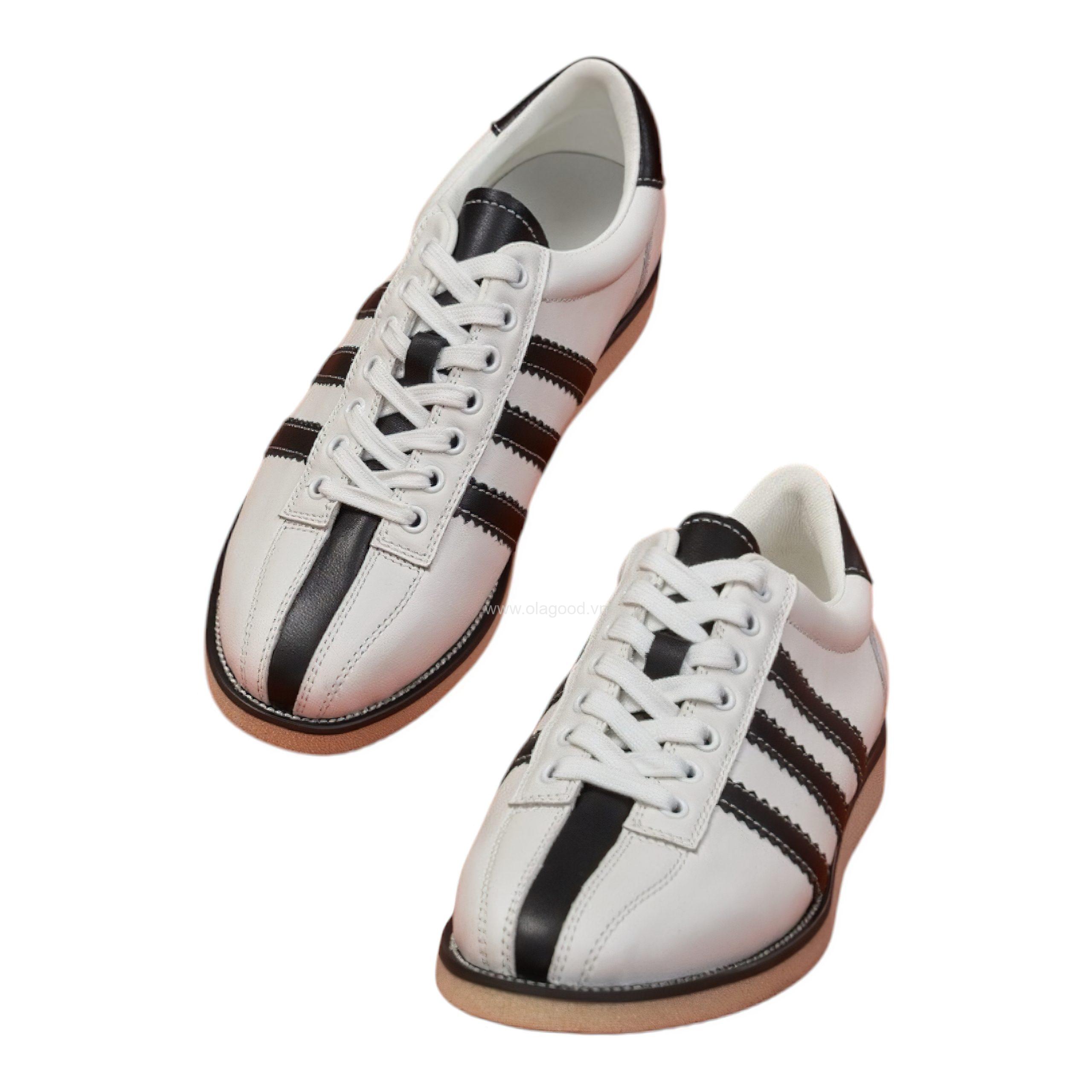 Giày thể thao nam da bê - Phong cách bowling - ZSK011B - Hình ảnh 6