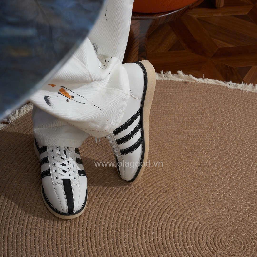 Giày thể thao nam da bê - Phong cách bowling - ZSK011B - Hình ảnh 11