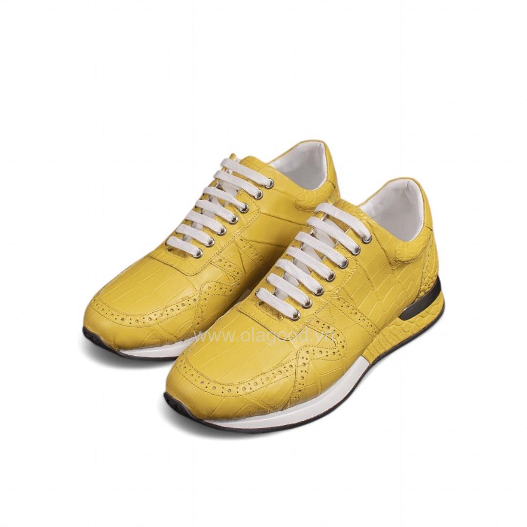 Giày thể thao nam da cá sấu - GTT0170S