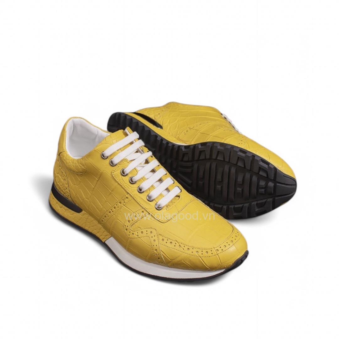 Giày thể thao nam da cá sấu - GTT0170S - Hình ảnh 5
