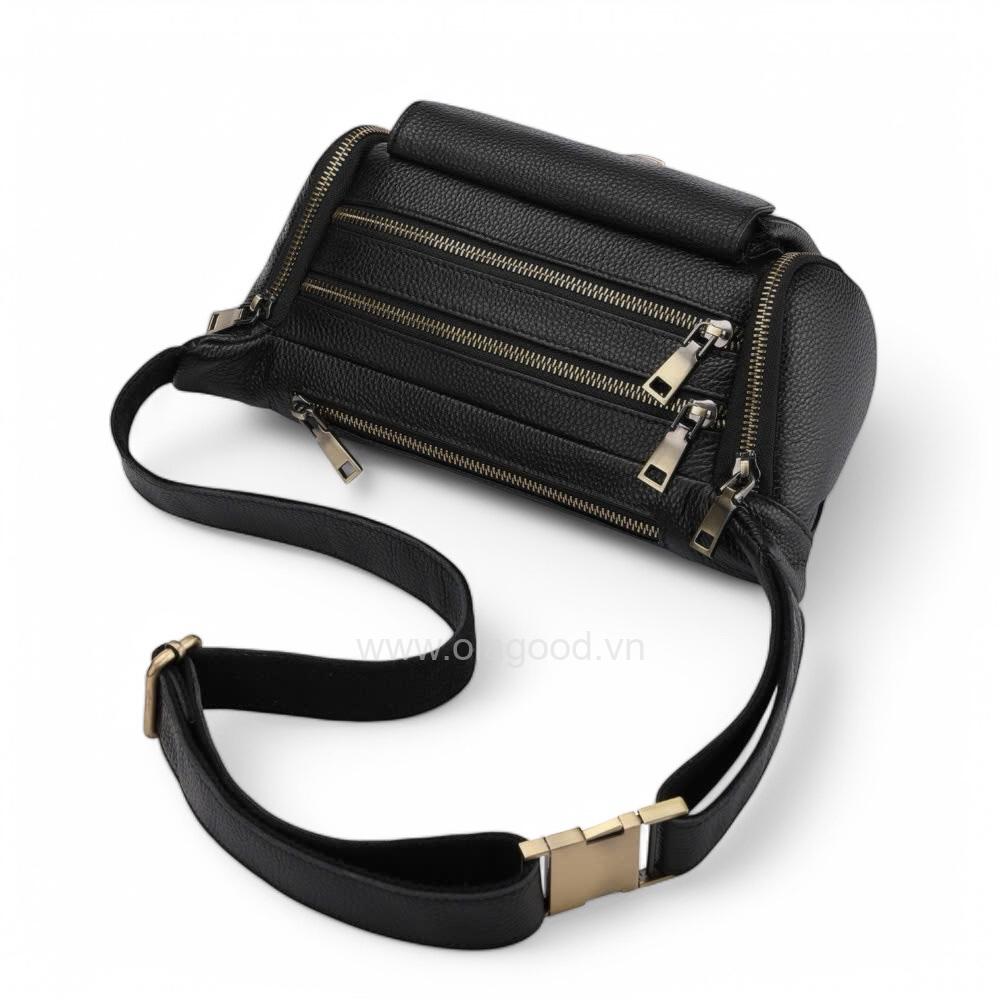 Túi bao tử đeo chéo da bò cao cấp - BT015B - Hình ảnh 4