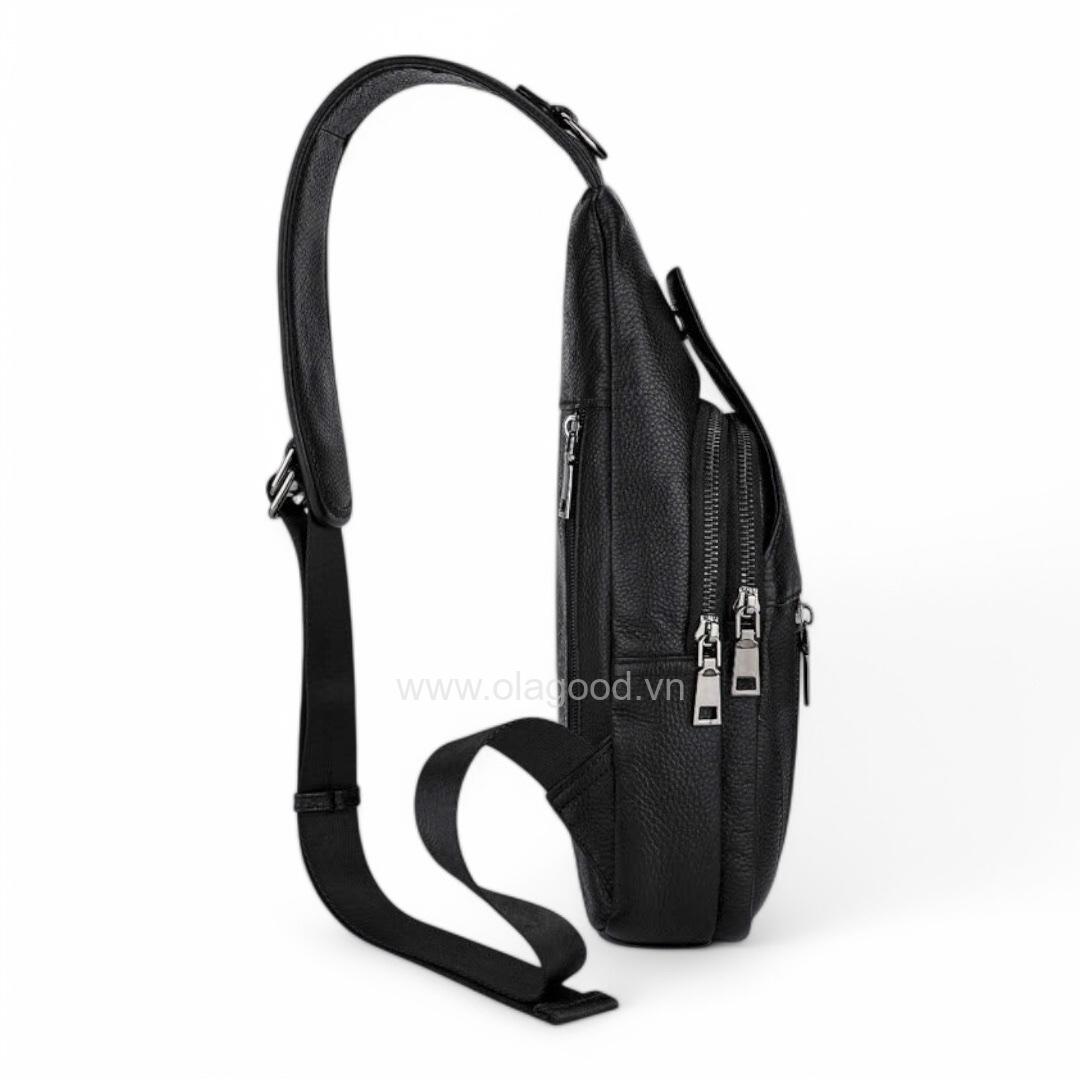 Túi bao tử nam da bò cao cấp - BT014B - Hình ảnh 8