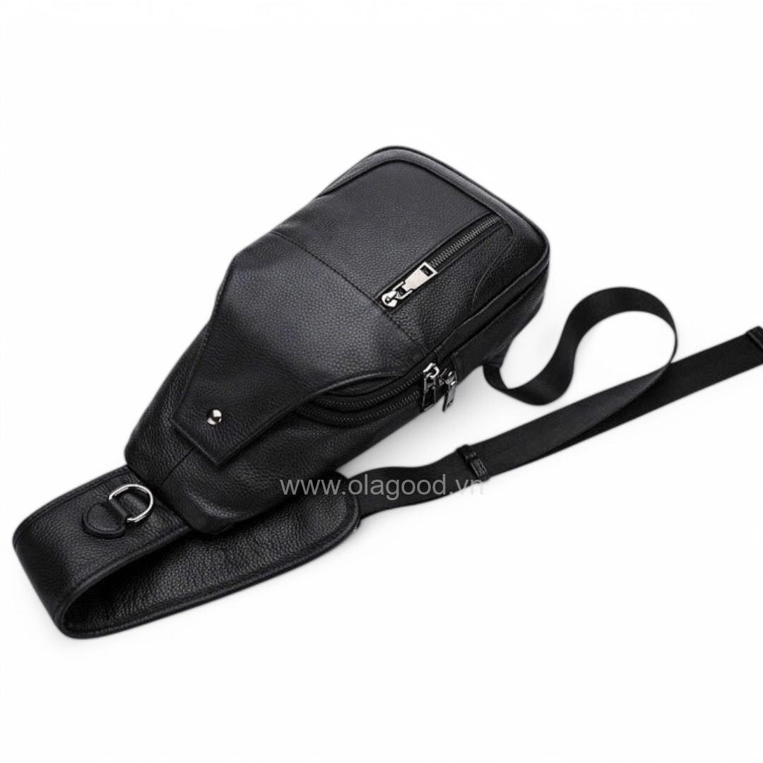 Túi bao tử nam da bò cao cấp - BT014B - Hình ảnh 6