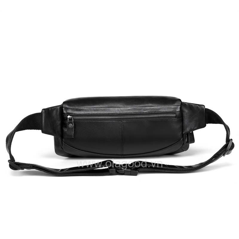 Túi đeo chéo bao tử da bò cao cấp - BT013B - Hình ảnh 3