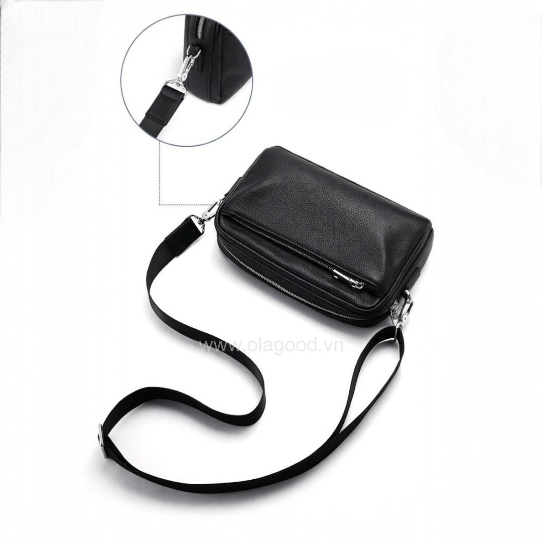 Túi đeo chéo nam da bò cao cấp - DV014B - Hình ảnh 7