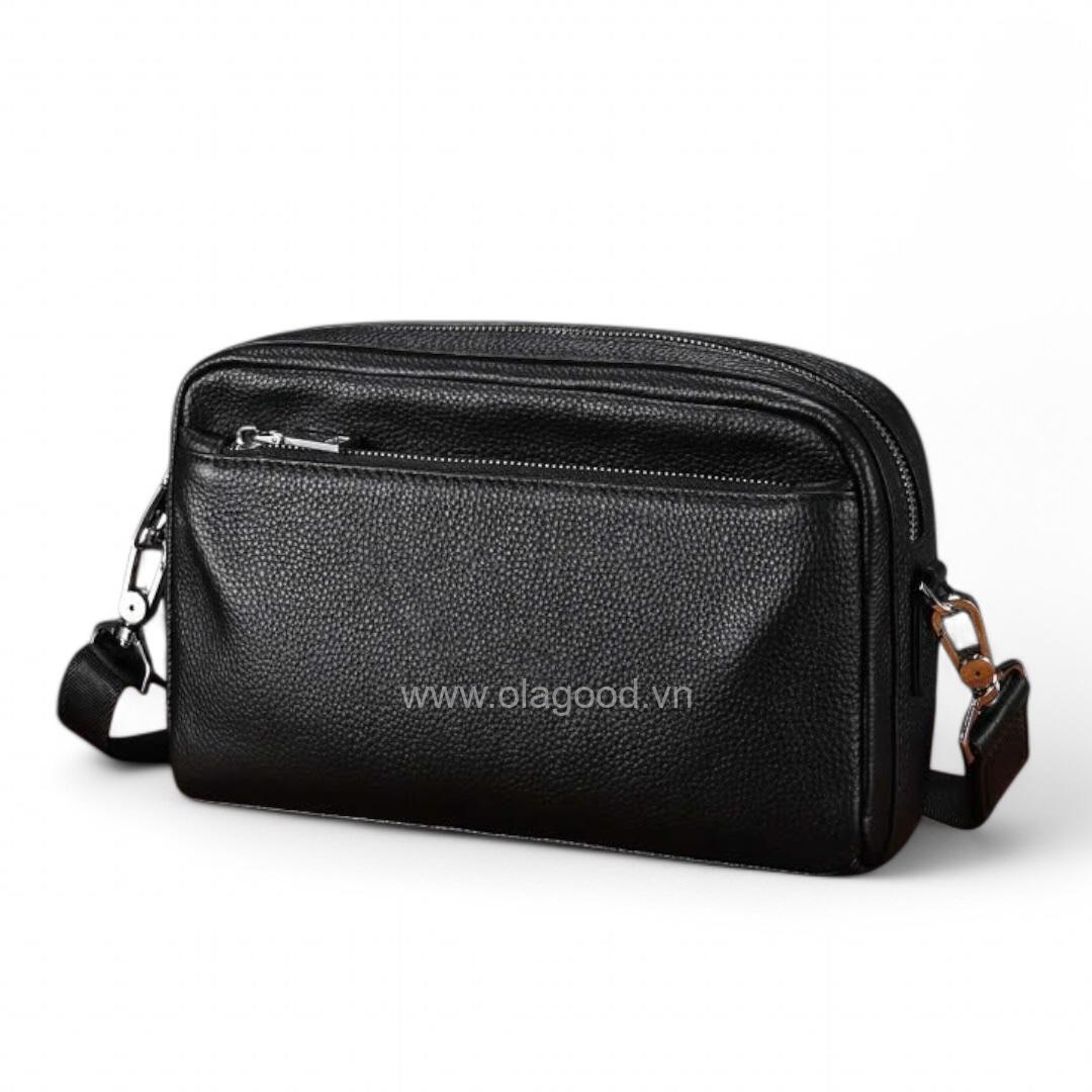 Túi đeo chéo nam da bò cao cấp - DV014B - Hình ảnh 3