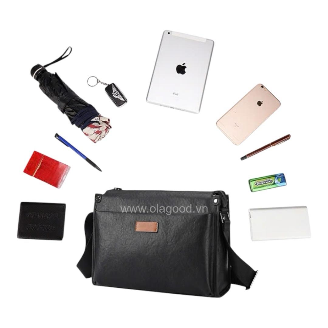 Túi đeo vai da bò cao cấp - DV0113B - Hình ảnh 6