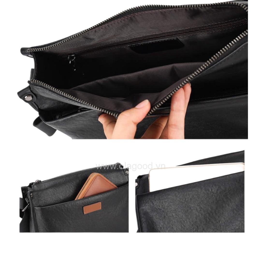 Túi đeo vai da bò cao cấp - DV0113B - Hình ảnh 13