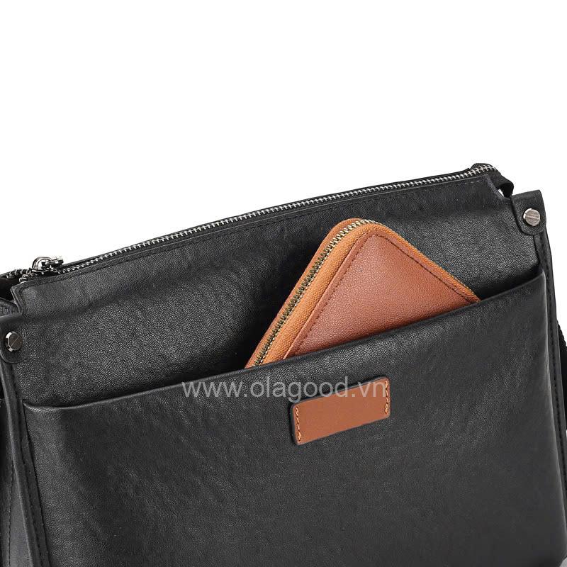 Túi đeo vai da bò cao cấp - DV0113B - Hình ảnh 11