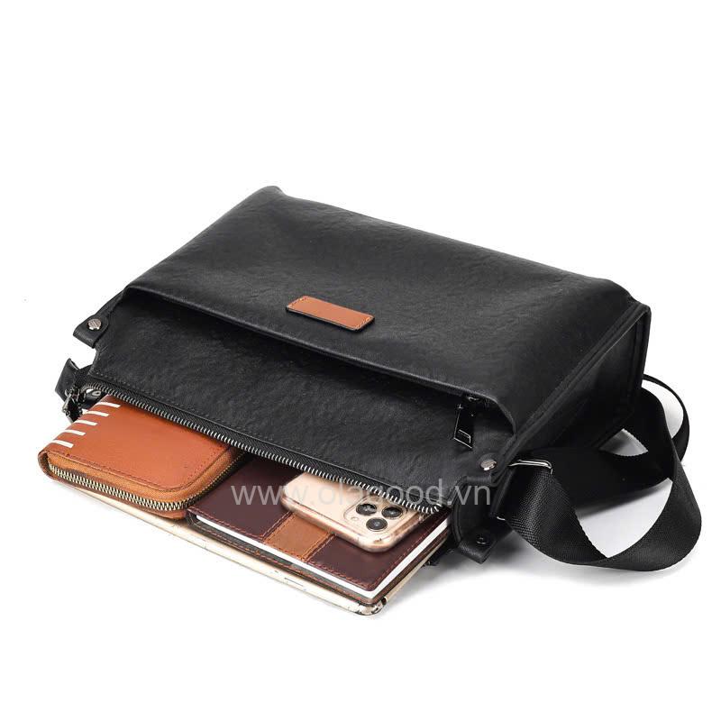Túi đeo vai da bò cao cấp - DV0113B - Hình ảnh 5