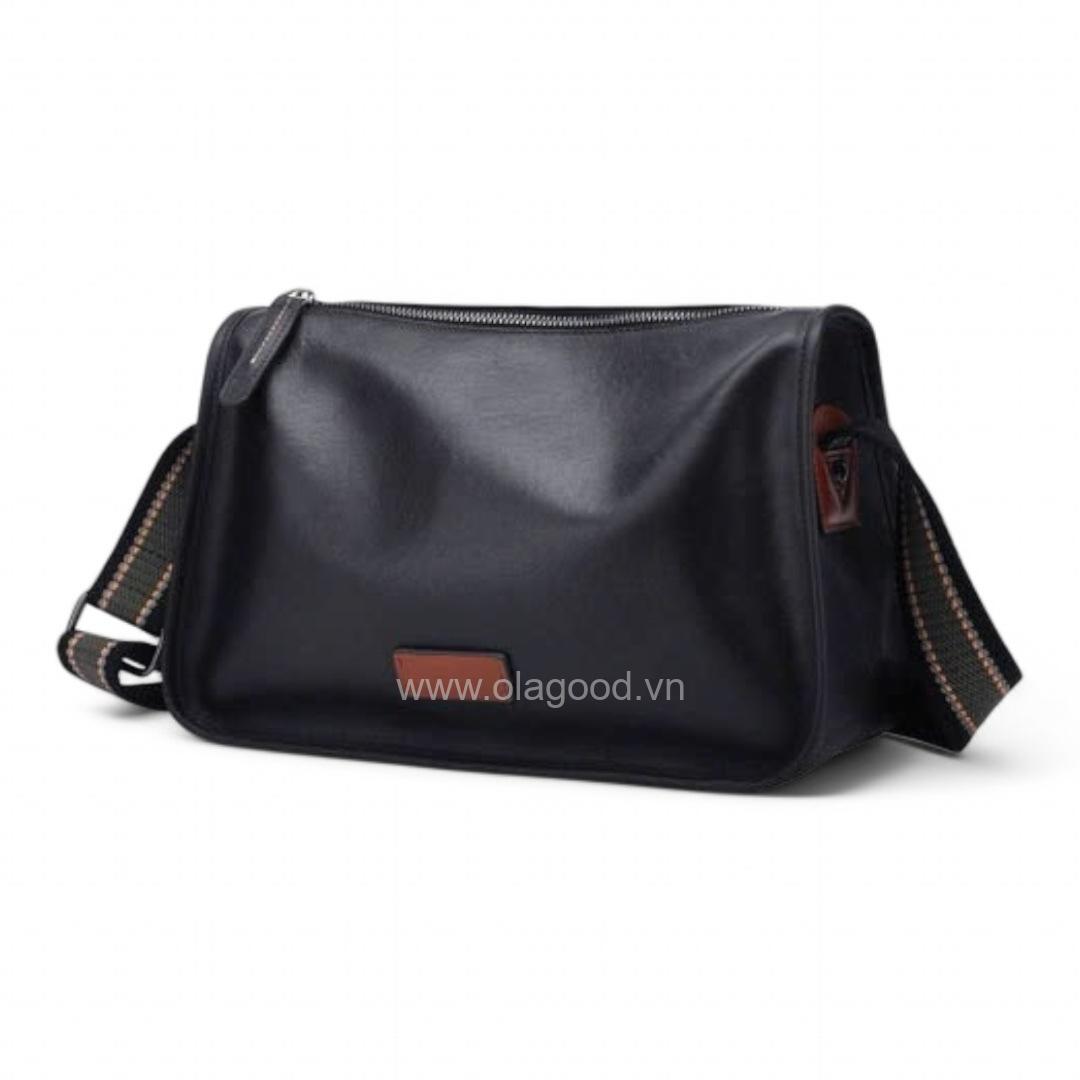 Túi đeo vai nam da bò cao cấp - DV011B - Hình ảnh 4
