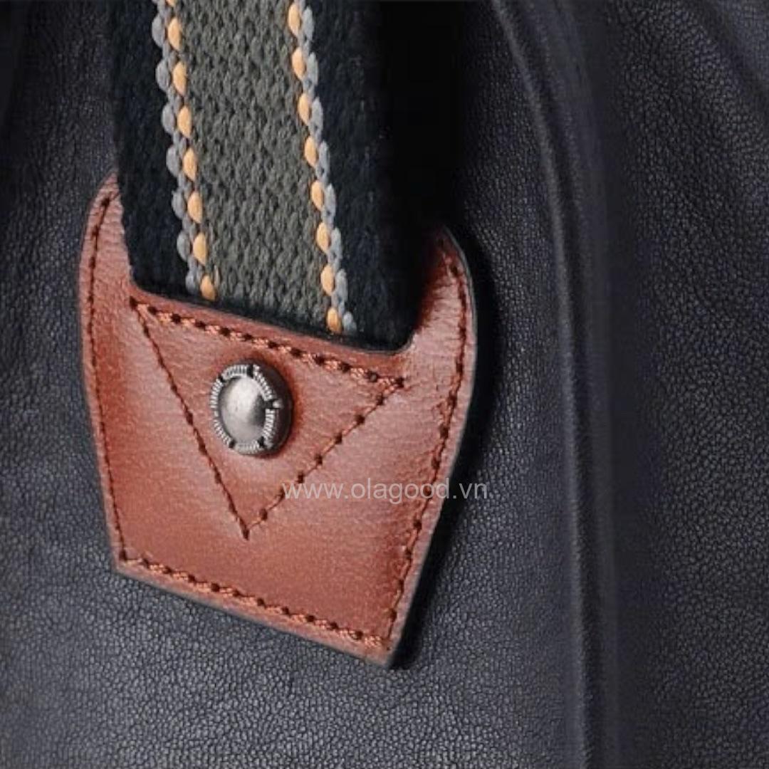 Túi đeo vai nam da bò cao cấp - DV011B - Hình ảnh 12