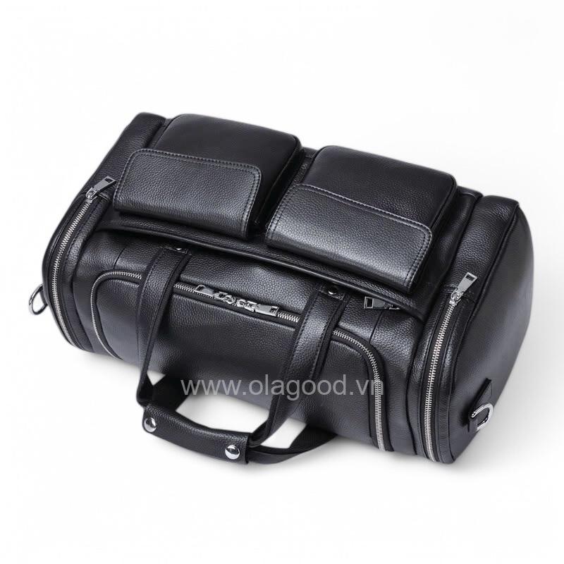 Túi du lịch da bò cao cấp - DL012B - Hình ảnh 5