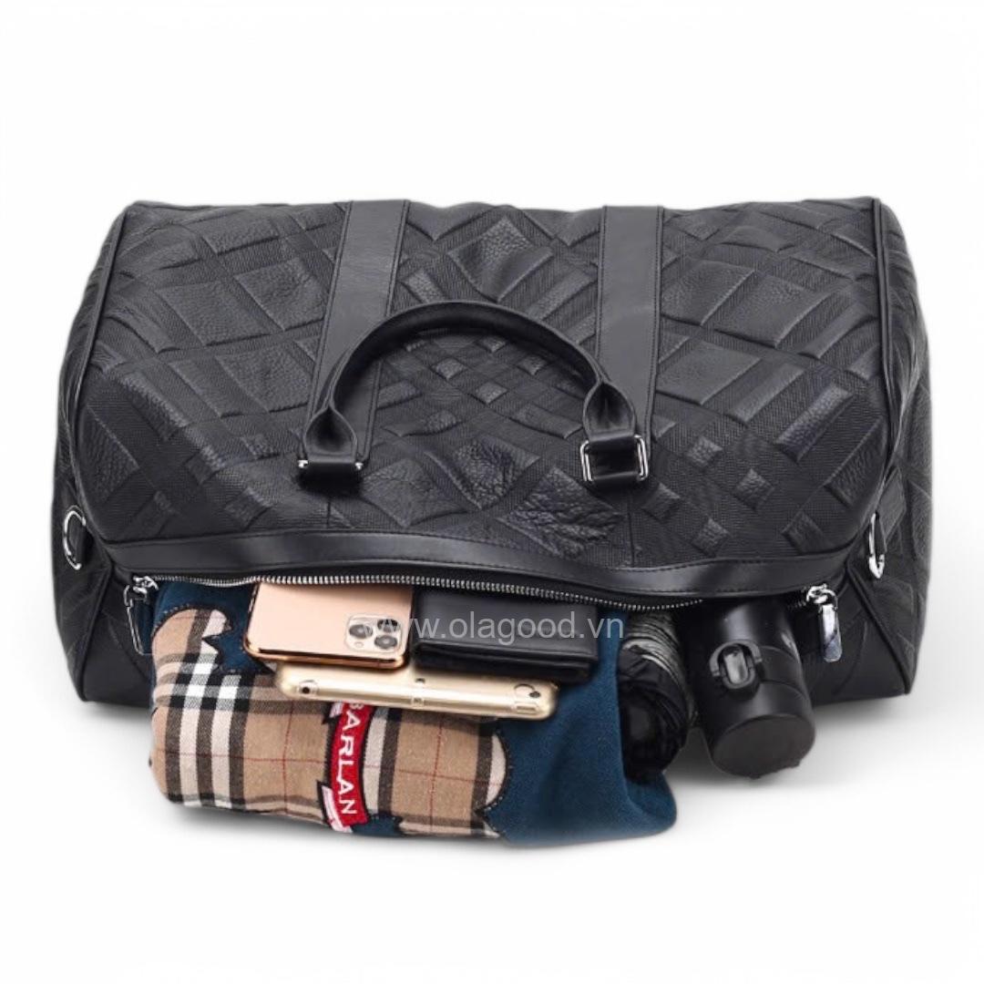 Túi xách du lịch da bò cao cấp - DL011B - Hình ảnh 6