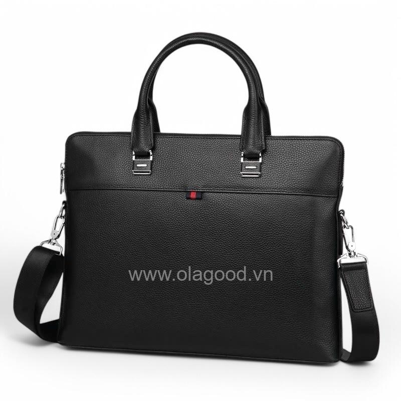 Túi xách laptop nam công sở da bò - LT0120B - Hình ảnh 5